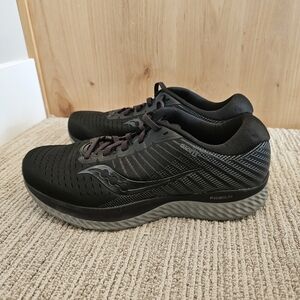 Saucony Black and Gray Athletic Shoes